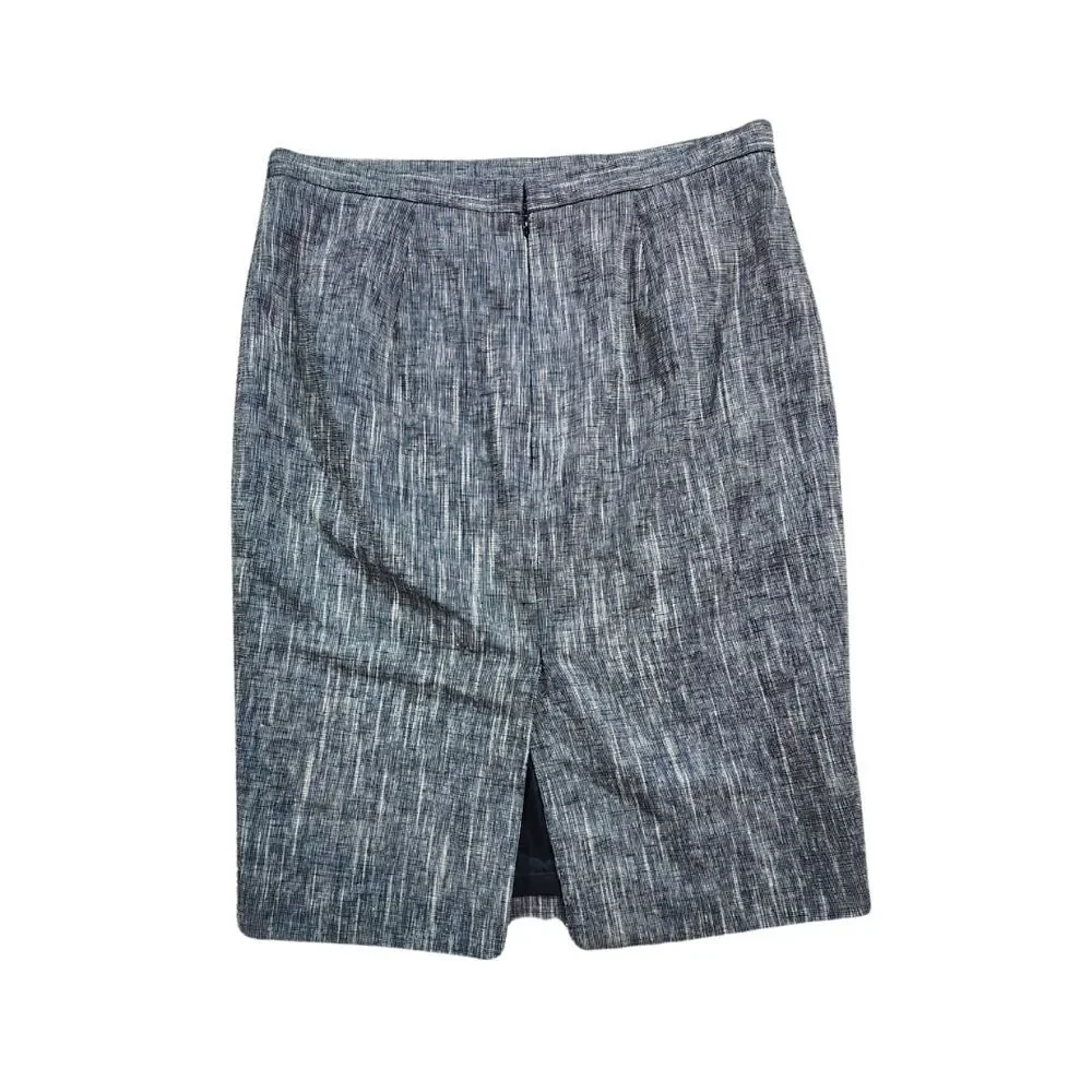 Michael‎ Kors Womens Gray Pencil Skirt Knee Length Size 8